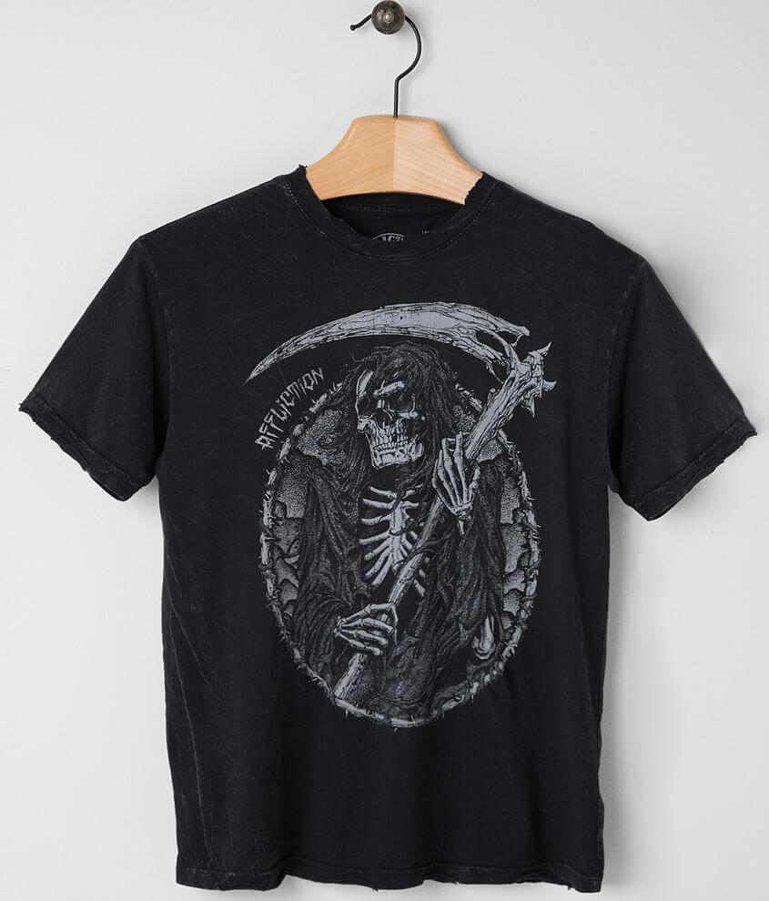 Affliction Creepy Reaper T-Shirt front view