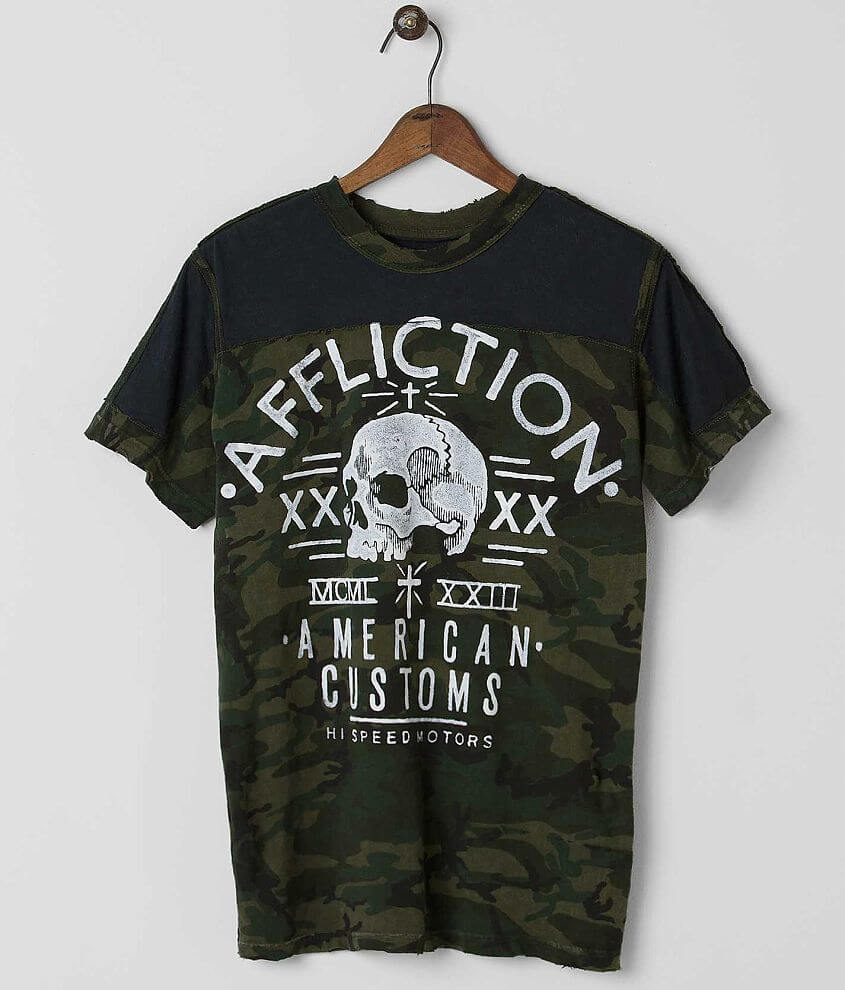 Affliction American Customs Undertaker T-Shirt front view