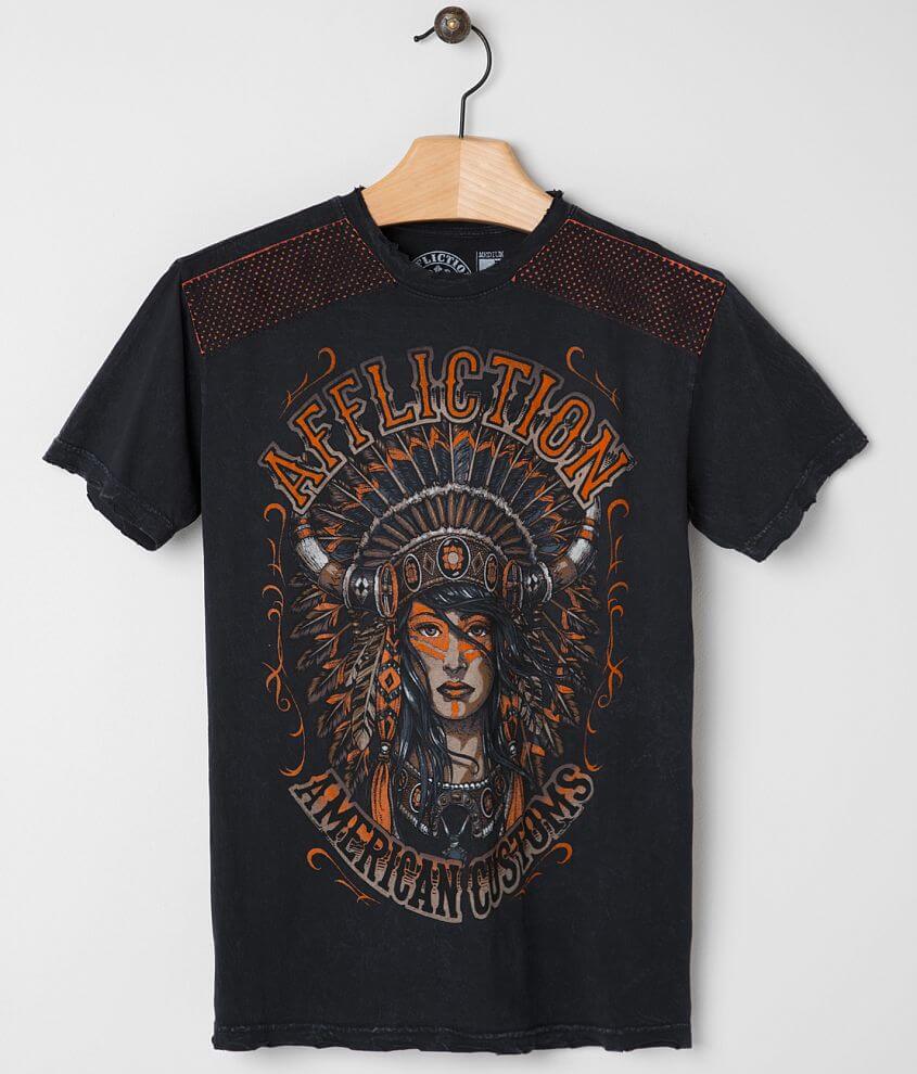 Affliction American Customs Girl T-Shirt front view