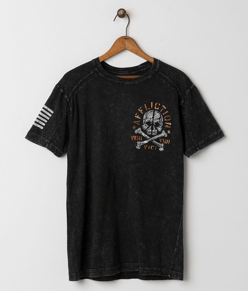 Affliction American Customs Defenders T-Shirt front view