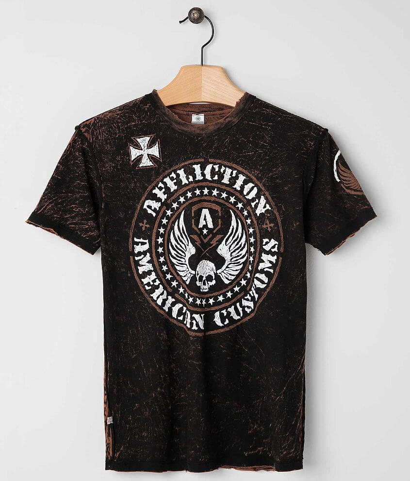Affliction American Customs Sketch T-Shirt front view