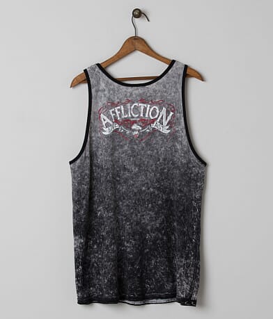 Affliction Prohibition Reversible Tank Top BACK