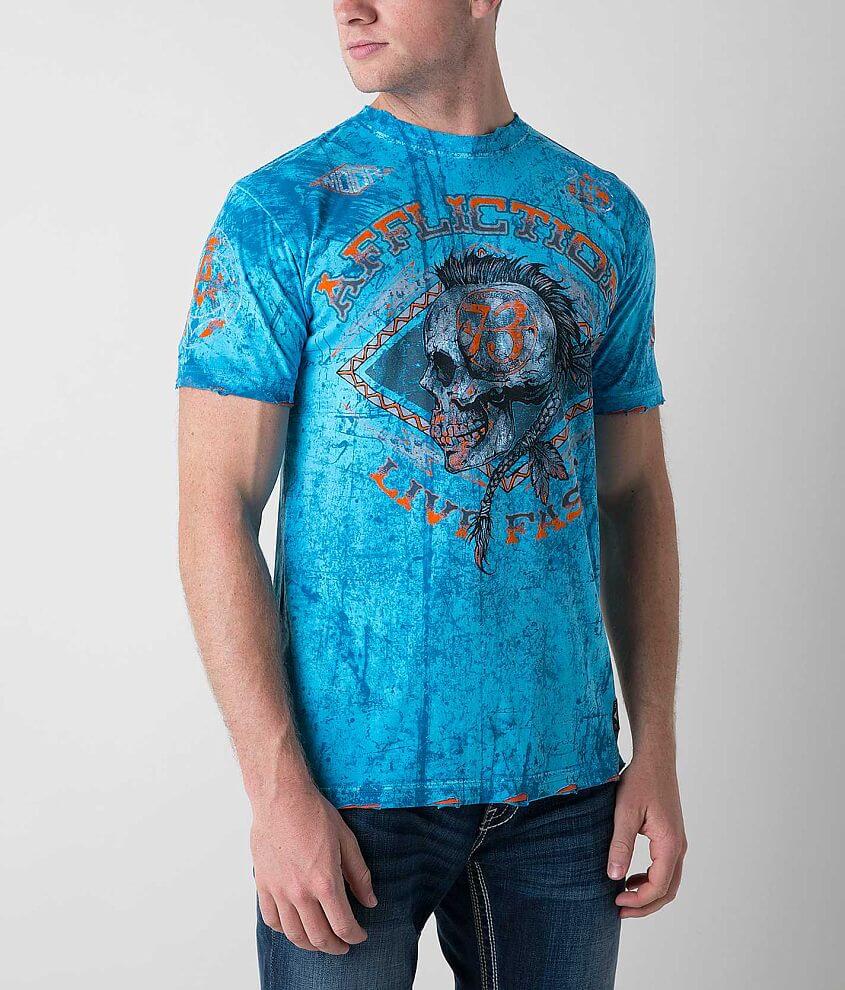 Affliction American Customs Warpath T-Shirt front view