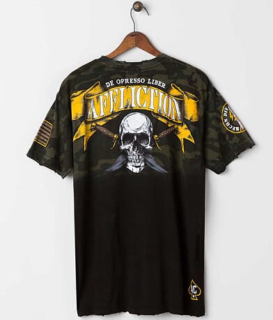 Affliction American Customs Commando T-Shirt BACK