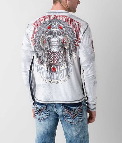 Affliction American Customs Iroquois T-Shirt BACK