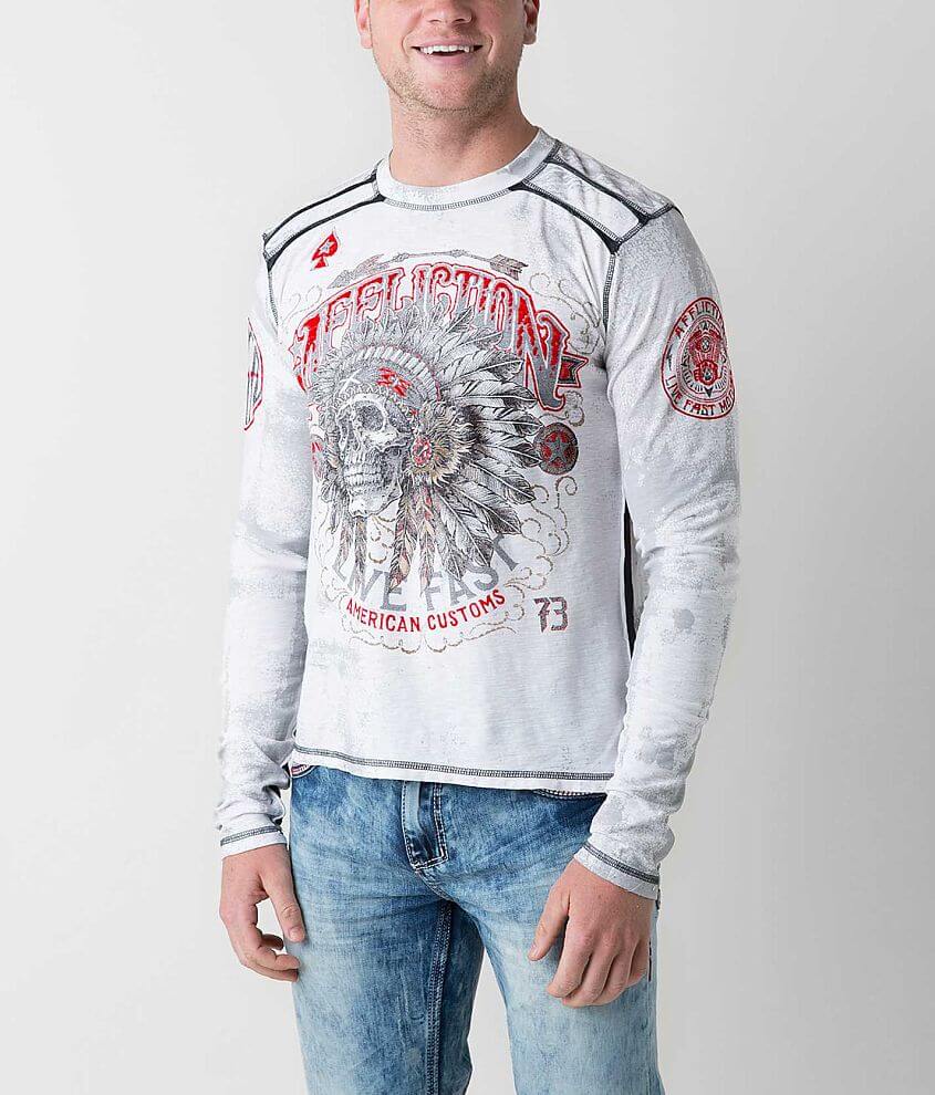 Affliction American Customs Iroquois T-Shirt front view