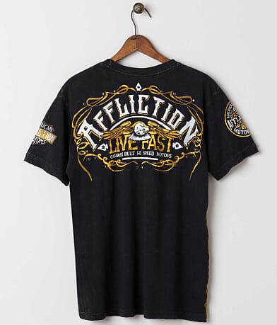 Affliction American Customs Moonshine T-Shirt BACK