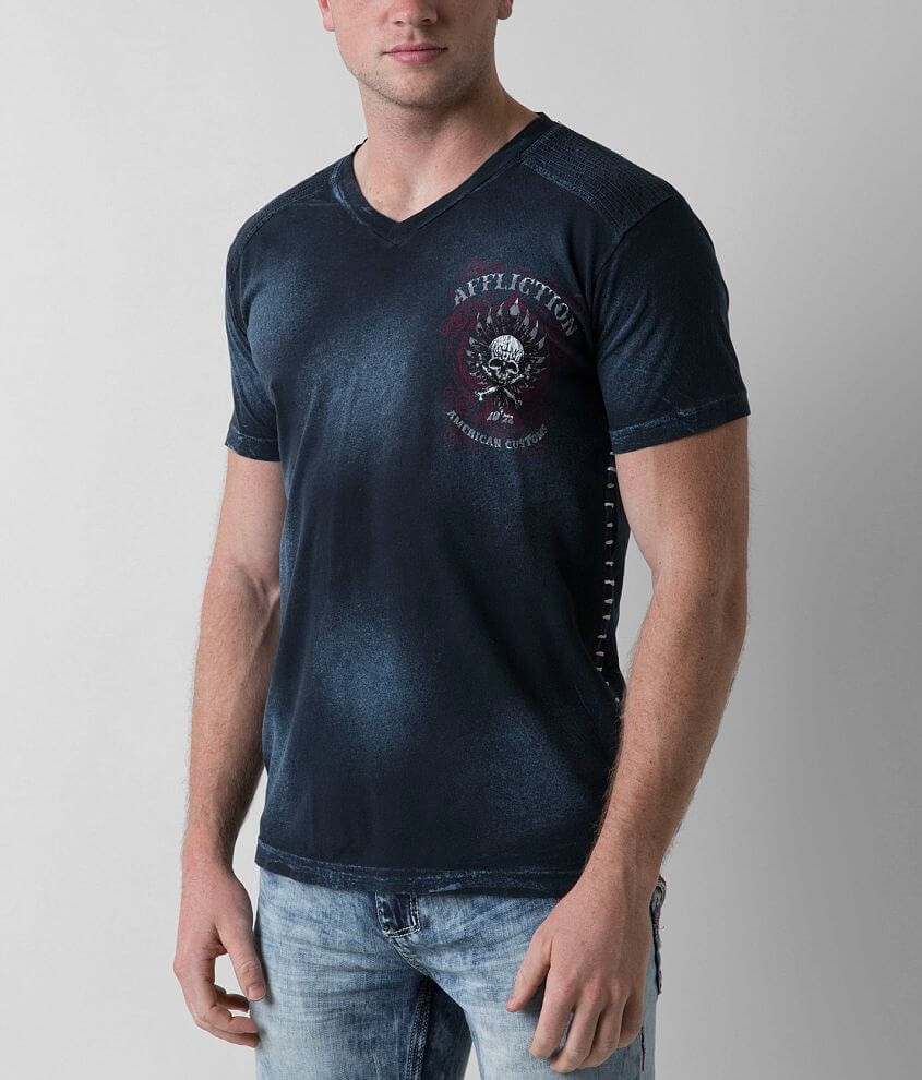 Affliction American Customs Firebird T-Shirt front view