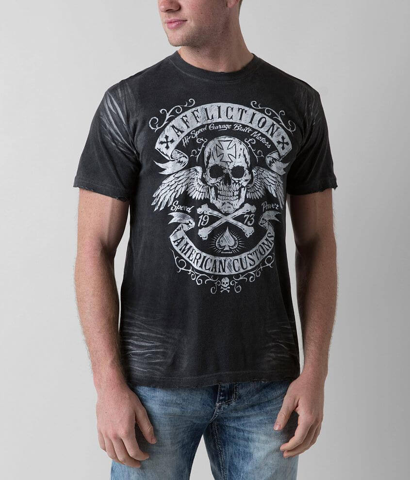 Affliction American Customs Crusher T-Shirt front view