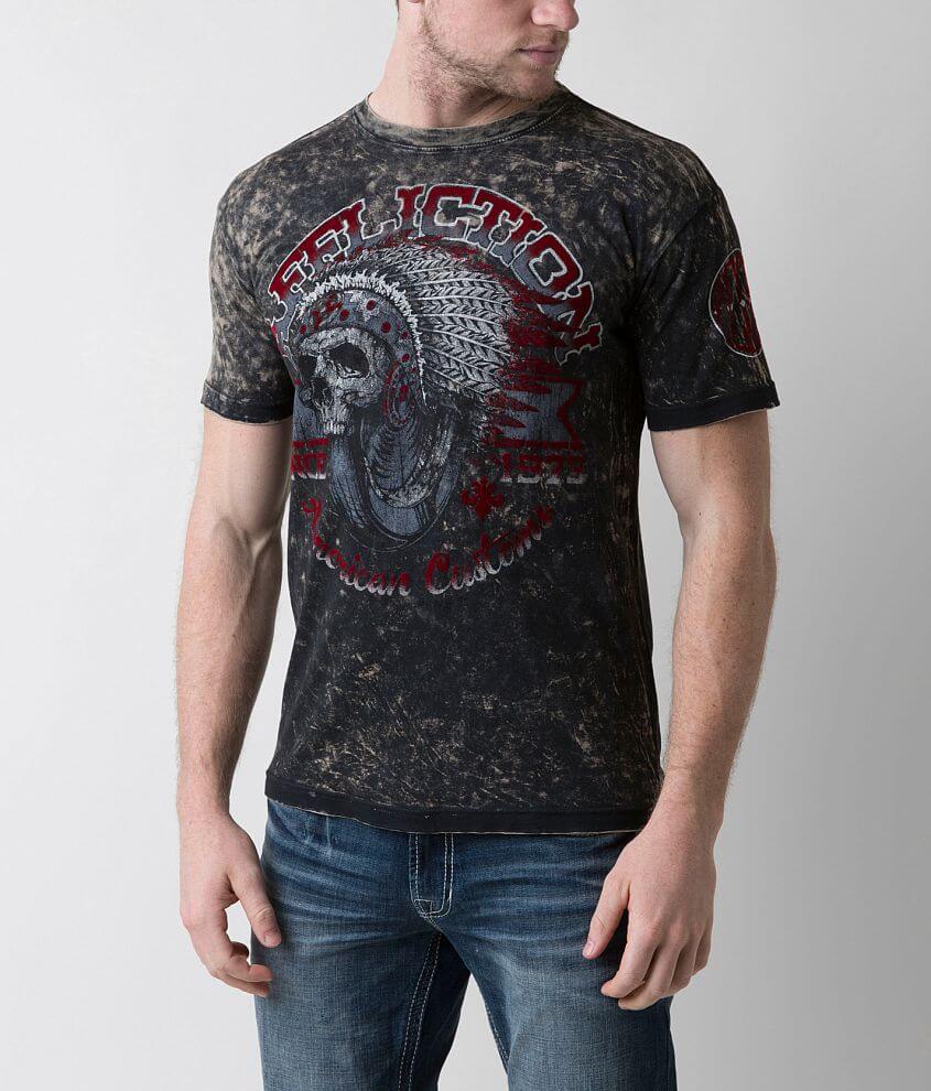 Affliction American Customs Bull Run T-Shirt front view