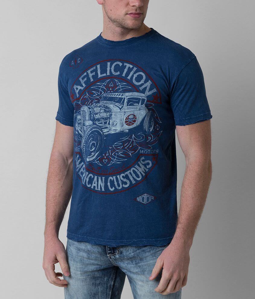 Affliction American Customs Dipstick T-Shirt front view