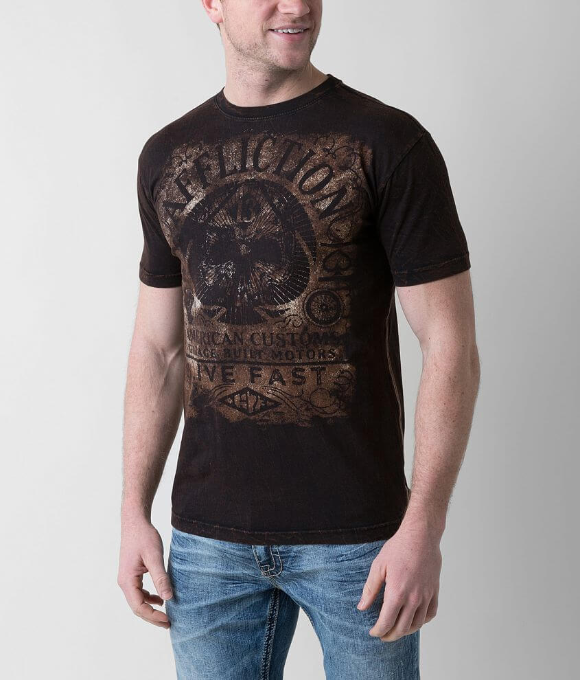 Affliction American Customs Gas Guzzler T-Shirt front view