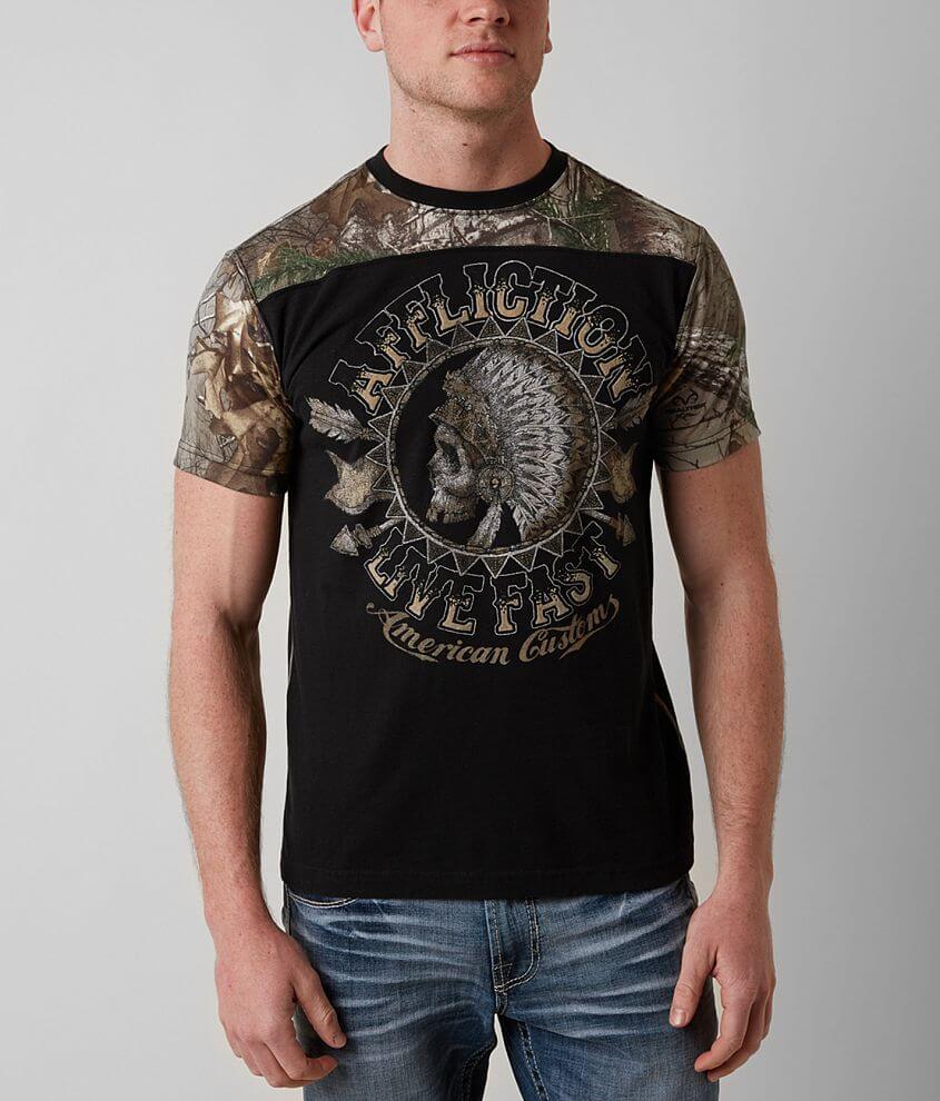 Affliction American Customs Stampede T-Shirt front view
