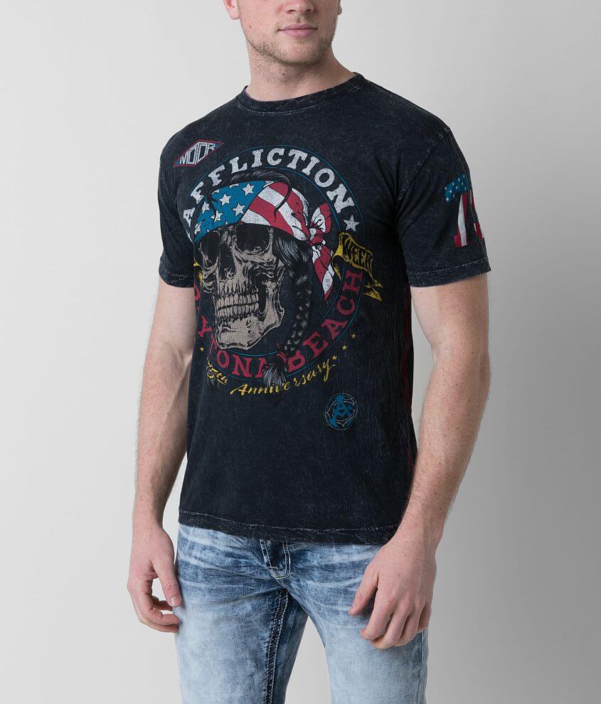 Affliction American Customs Daytona Beach T-Shirt front view