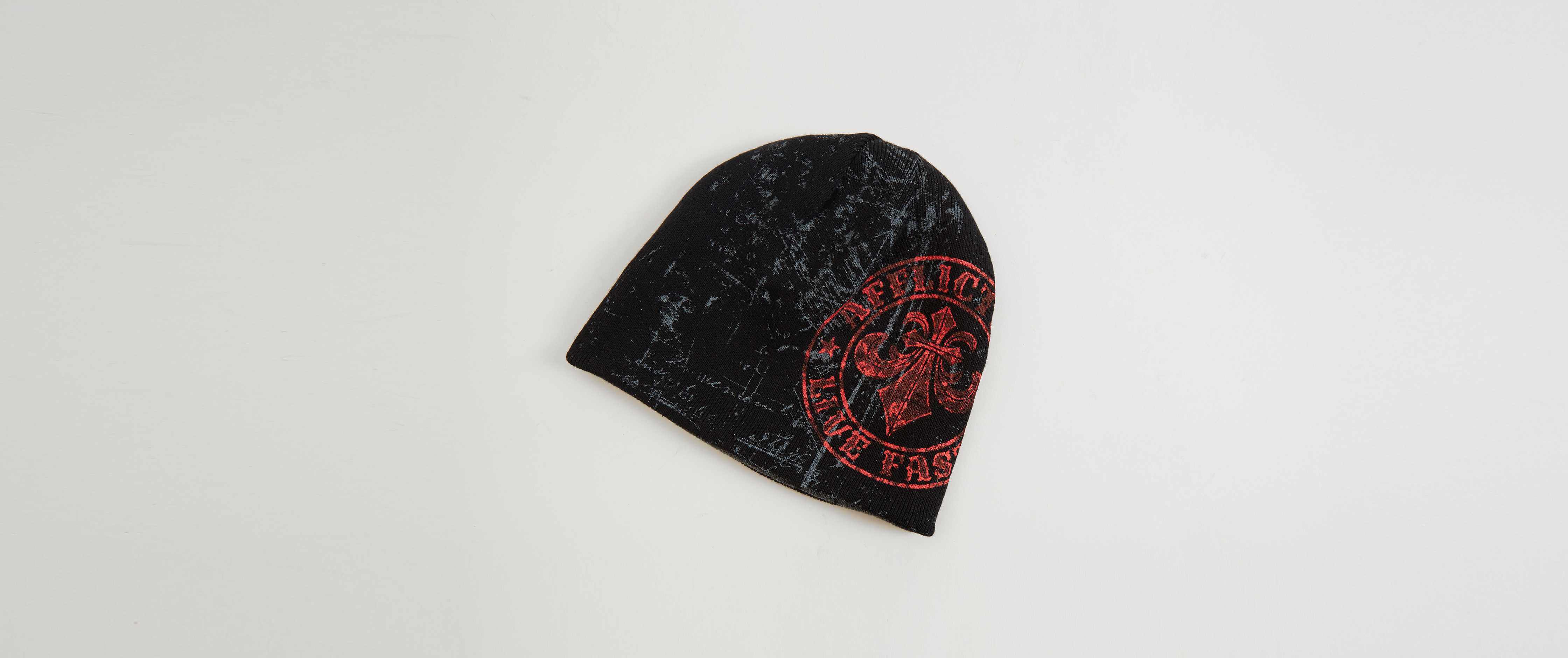 Image of Affliction Divid Varnish Reversible Beanie