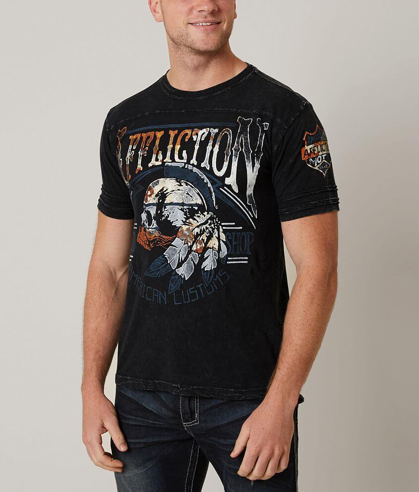 Affliction American Customs Thunder Shop T-Shirt front view