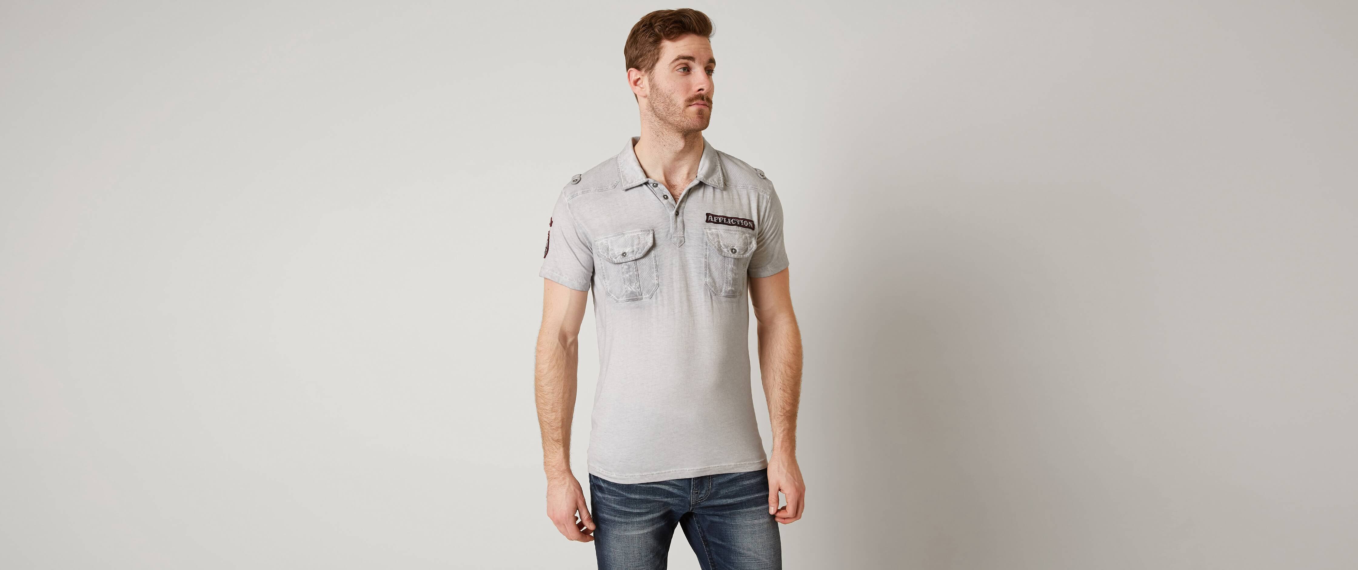 Affliction American Customs Motor Club Polo