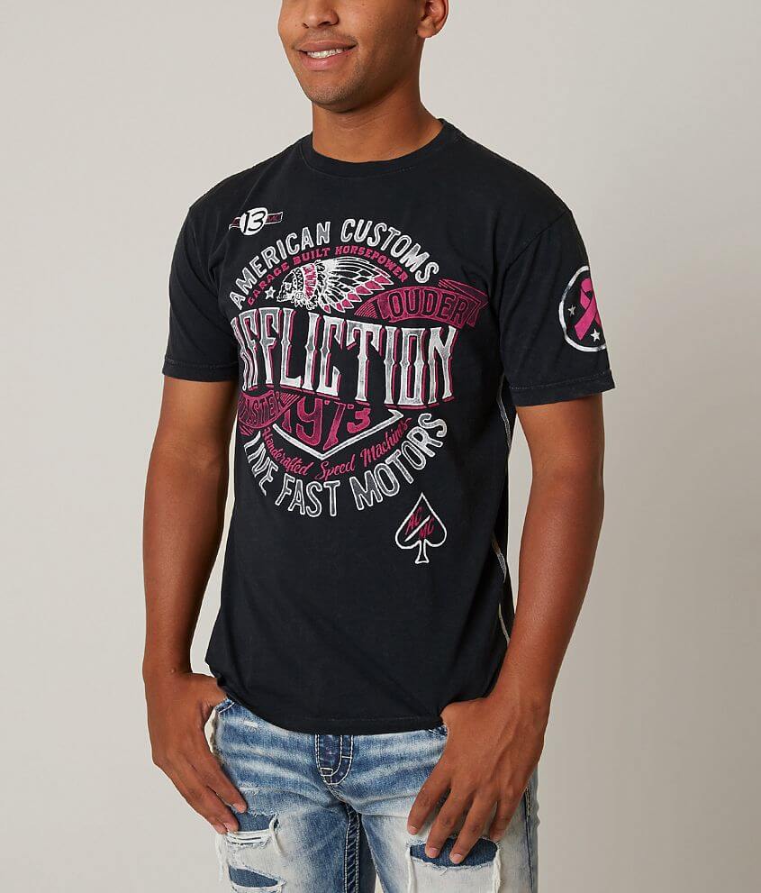 Affliction American Customs Faster Louder T-Shirt front view