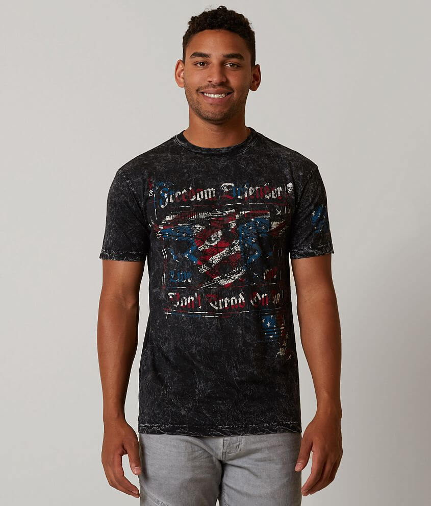 Affliction Freedom Defender Shield T-Shirt front view