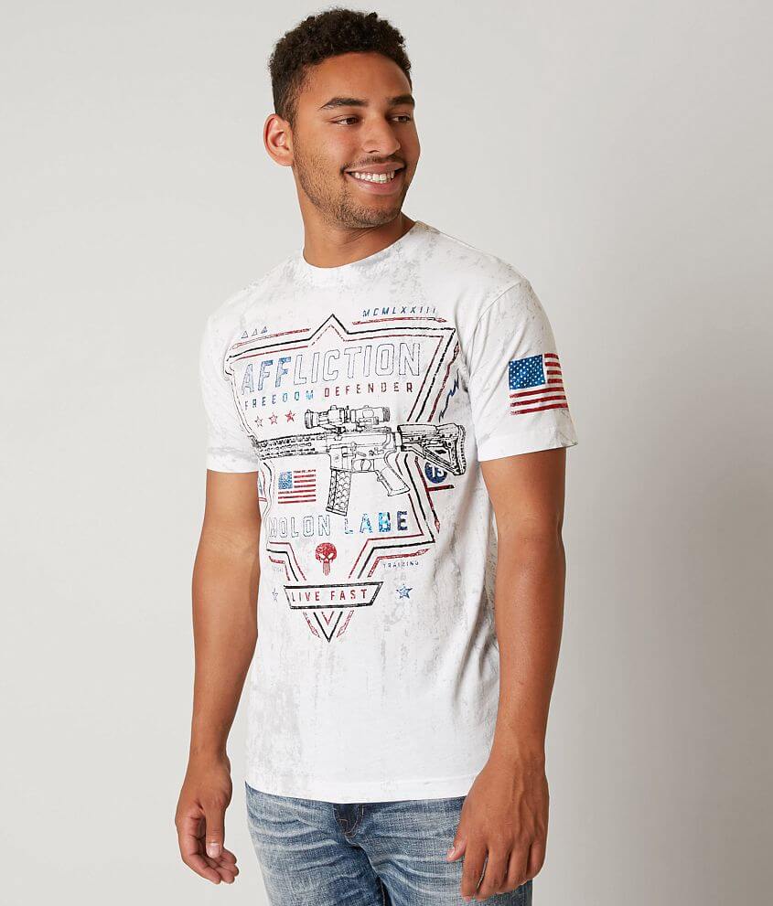 Affliction Freedom Defender Tactical T-Shirt front view