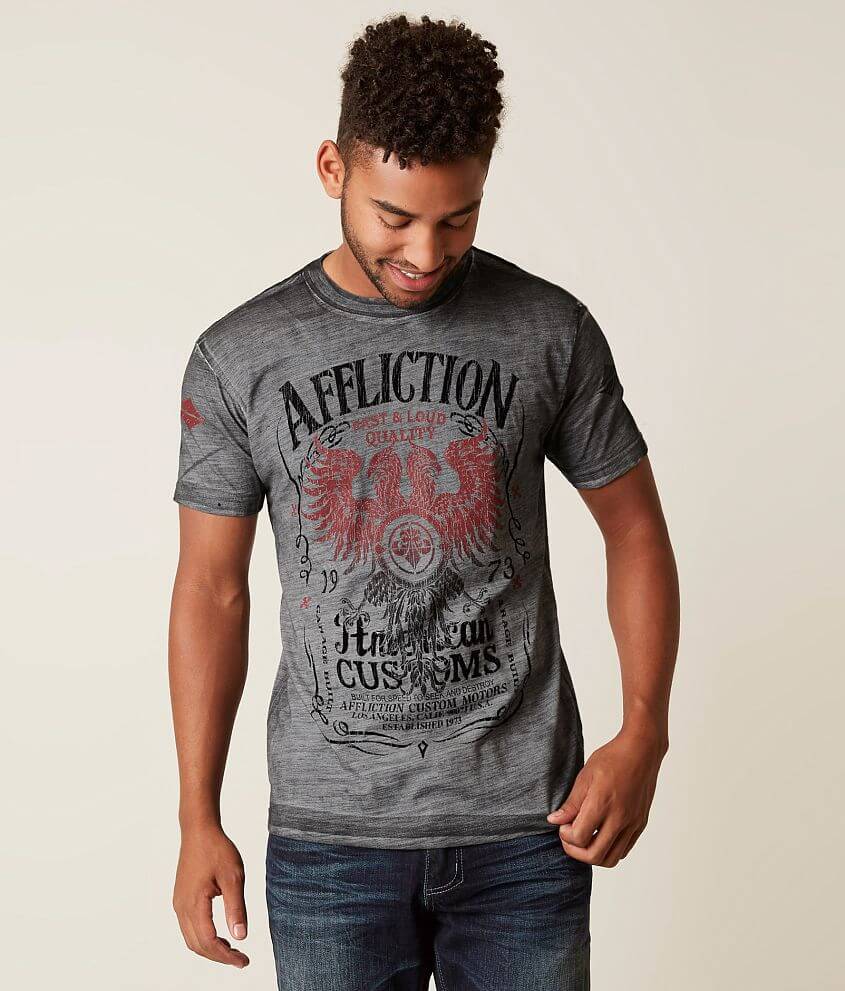 Affliction American Customs Tried Custom T-Shirt front view