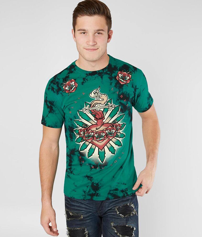 Affliction Hearts Afire T-Shirt front view