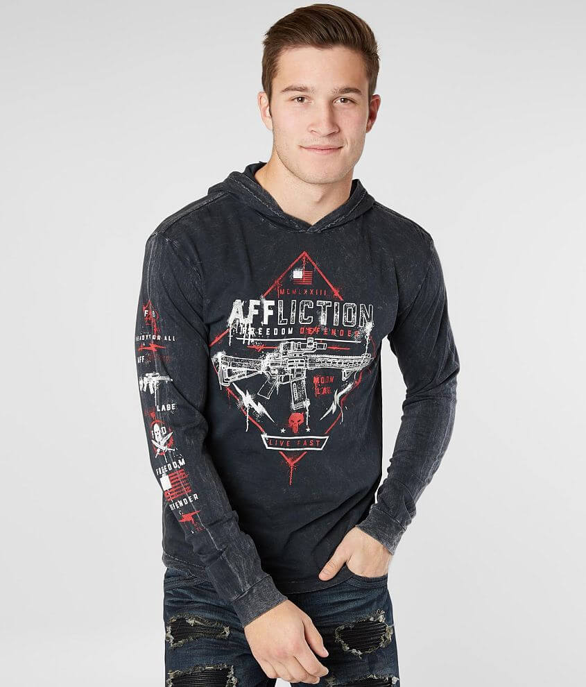Image of Affliction Painted Freedom Hoodie
