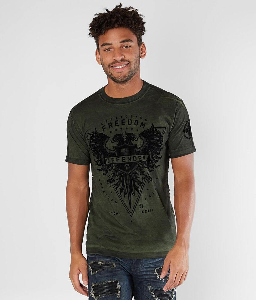 Affliction Freedom Defender USA T-Shirt front view