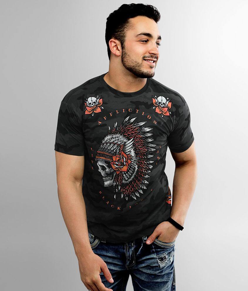 Affliction Night Chief T-Shirt front view