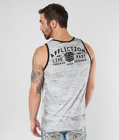 Affliction Value Freedom Dusk Reversible Tank Top BACK