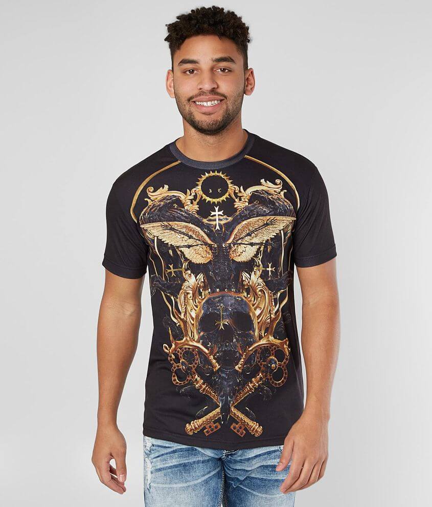 Affliction Totem T-Shirt - Men's T-Shirts in Black | Buckle