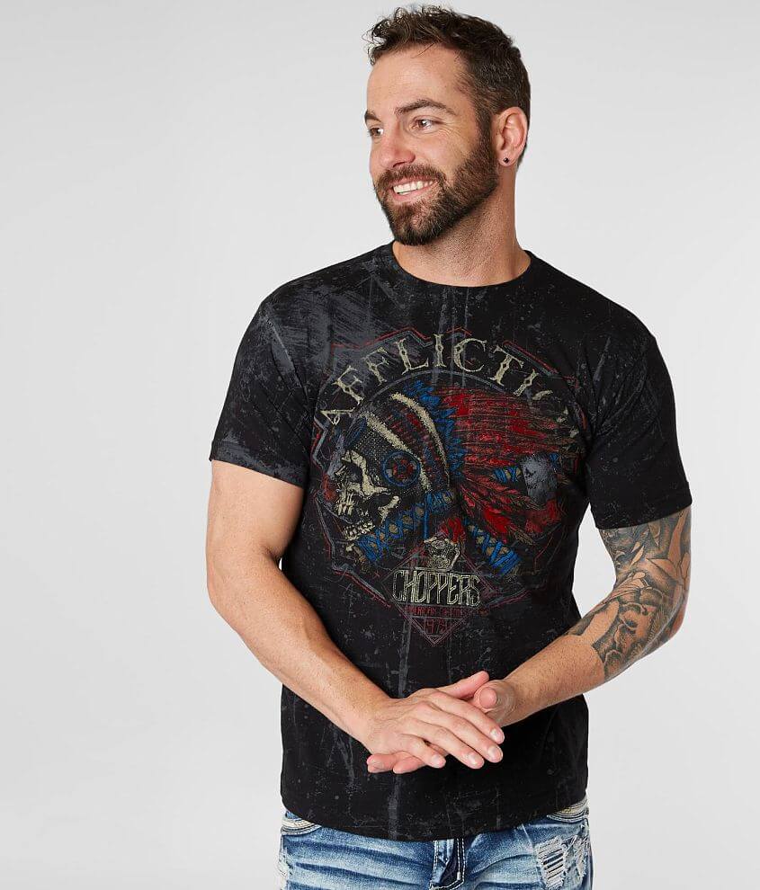 Image of Affliction American Customs Hacked T-Shirt