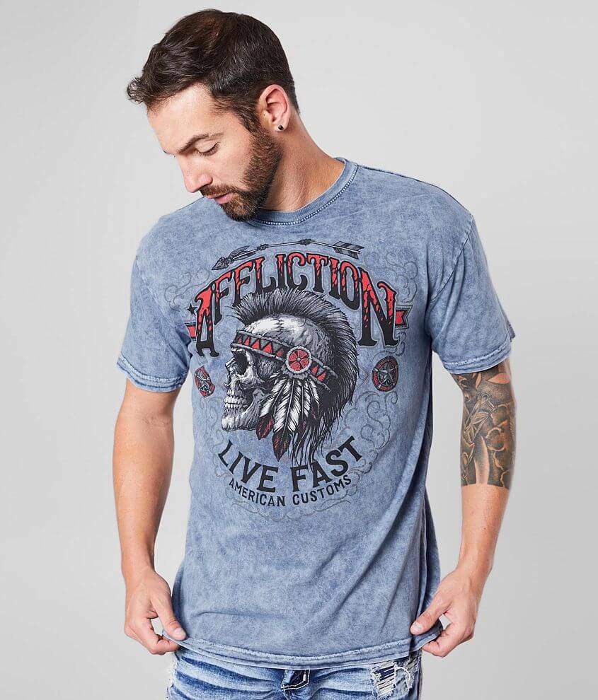 Affliction Iroquois Reversible T-Shirt front view