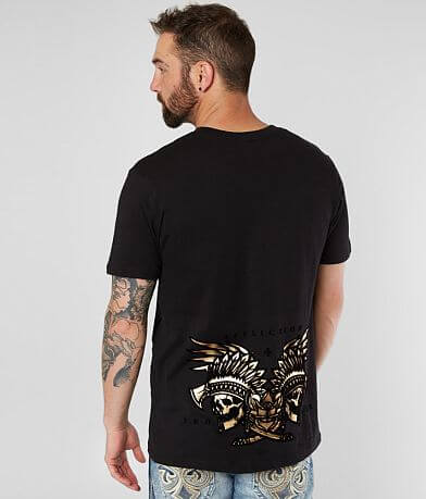 Affliction Feathers &amp; Bones T-Shirt back view