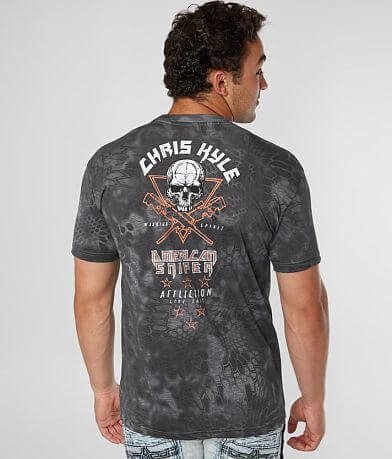 Affliction Snipers Breath T-Shirt back view