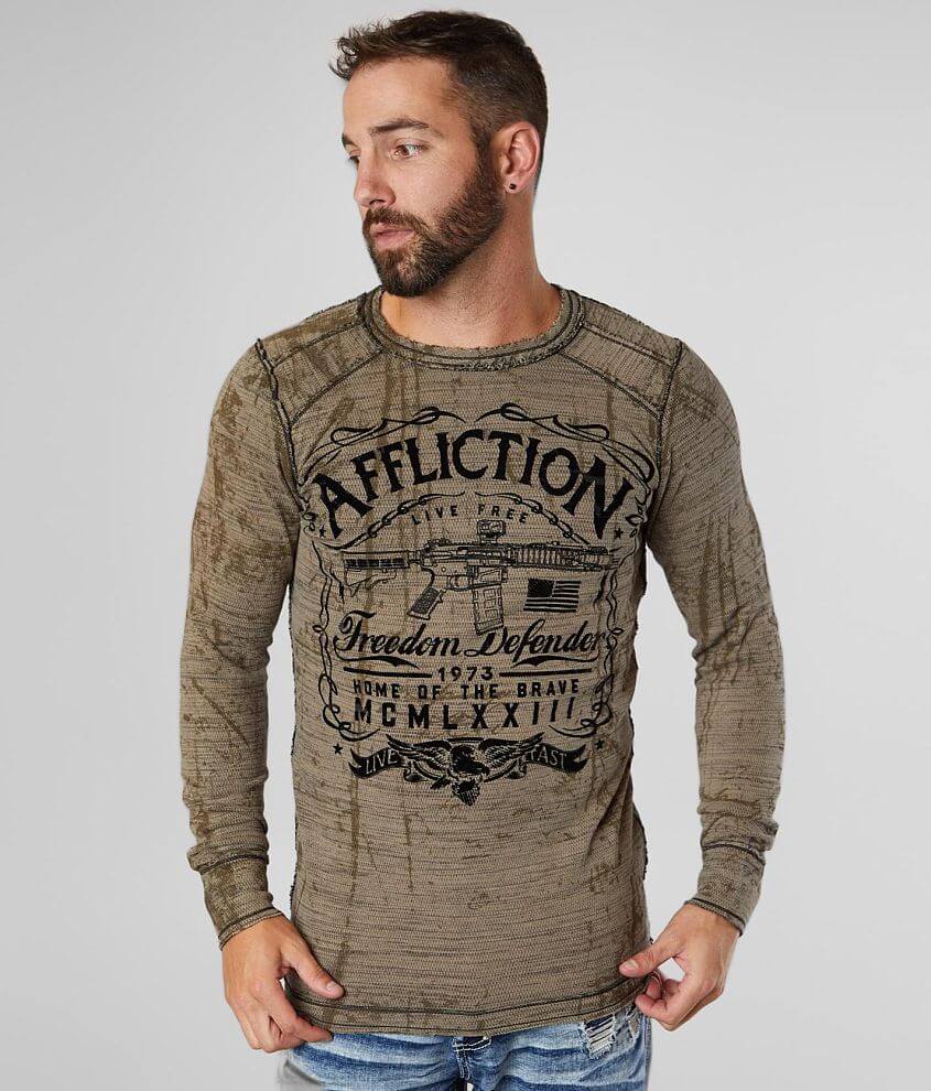 Affliction Brave American Reversible Thermal front view