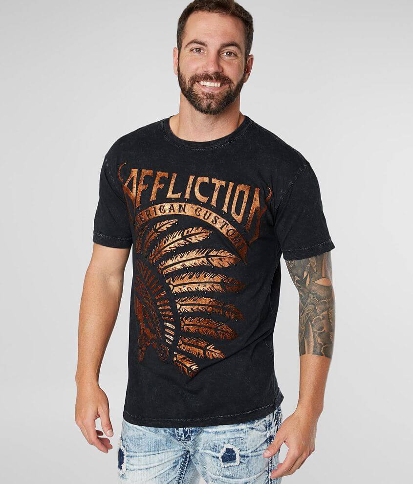 Affliction American Customs Tribe Motors T-Shirt front view