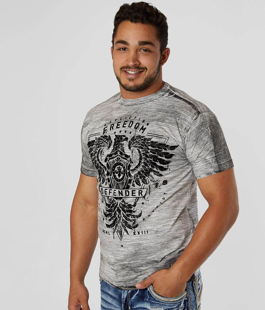 Affliction Standing Freedom T-Shirt front view