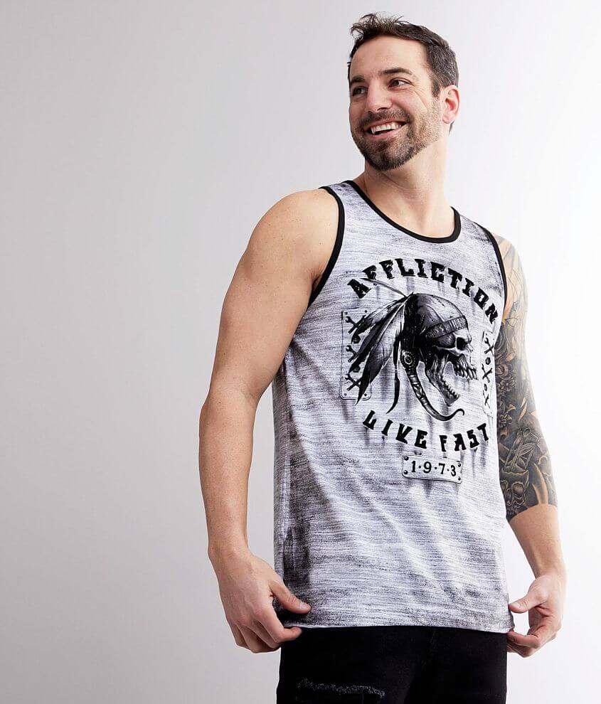 Affliction Apache Garage Tank Top front view