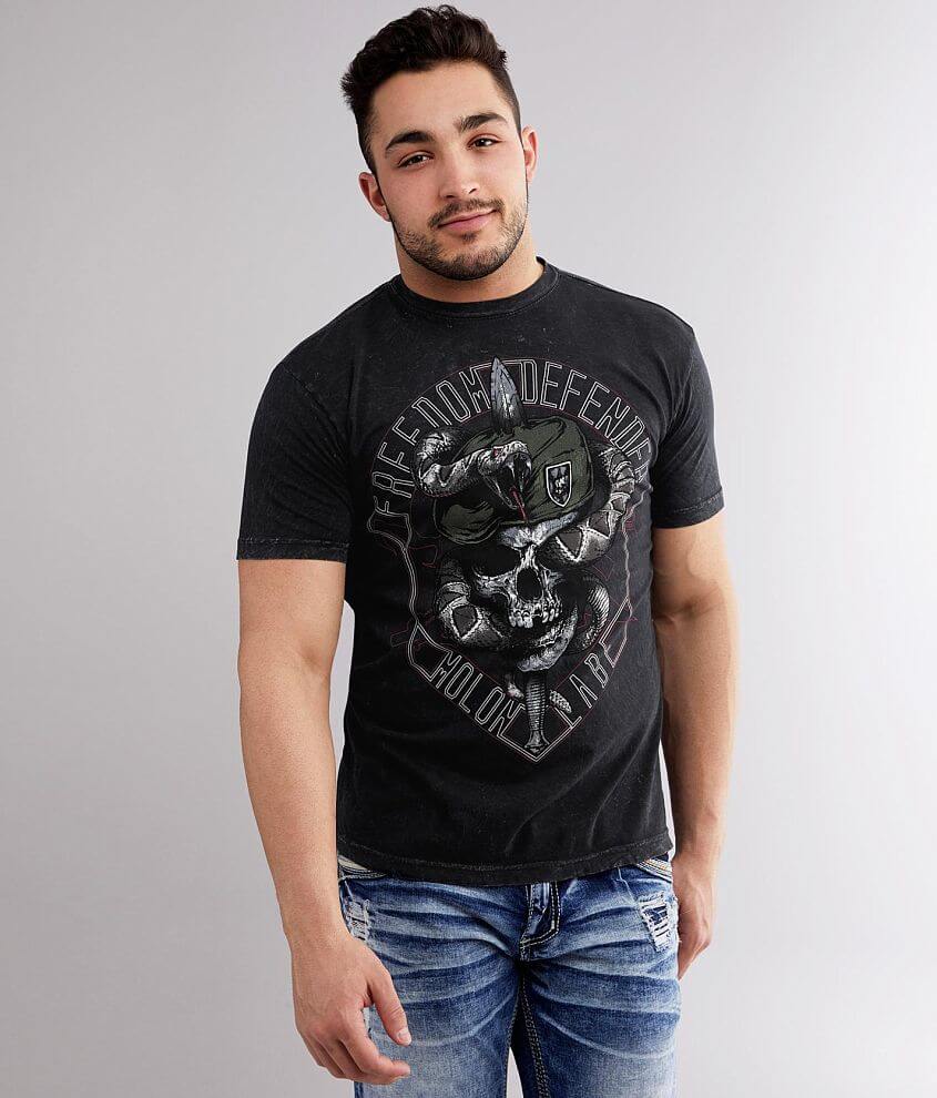 Affliction Freedom Defender Pure Instinct T-Shirt - Men's T-Shirts in ...