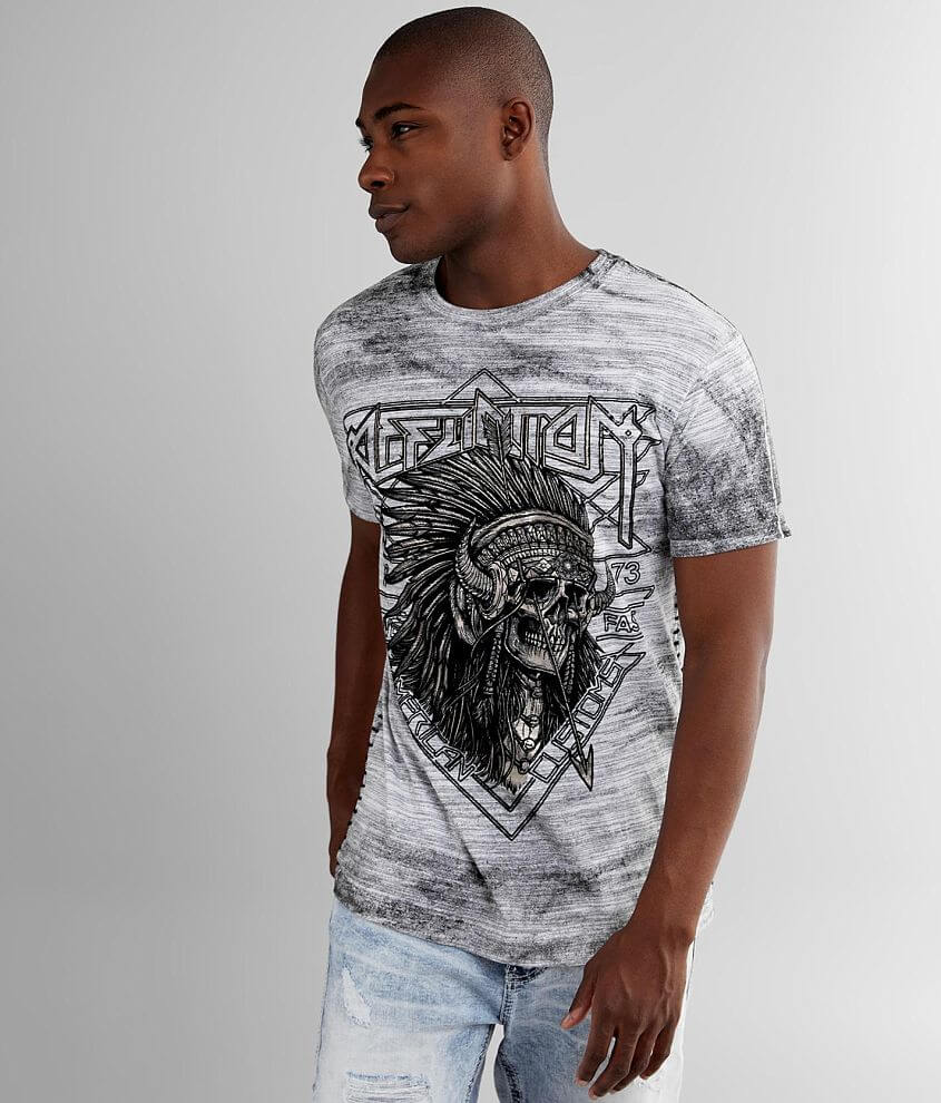 Image of Affliction American Customs Stone & Steel T-Shirt