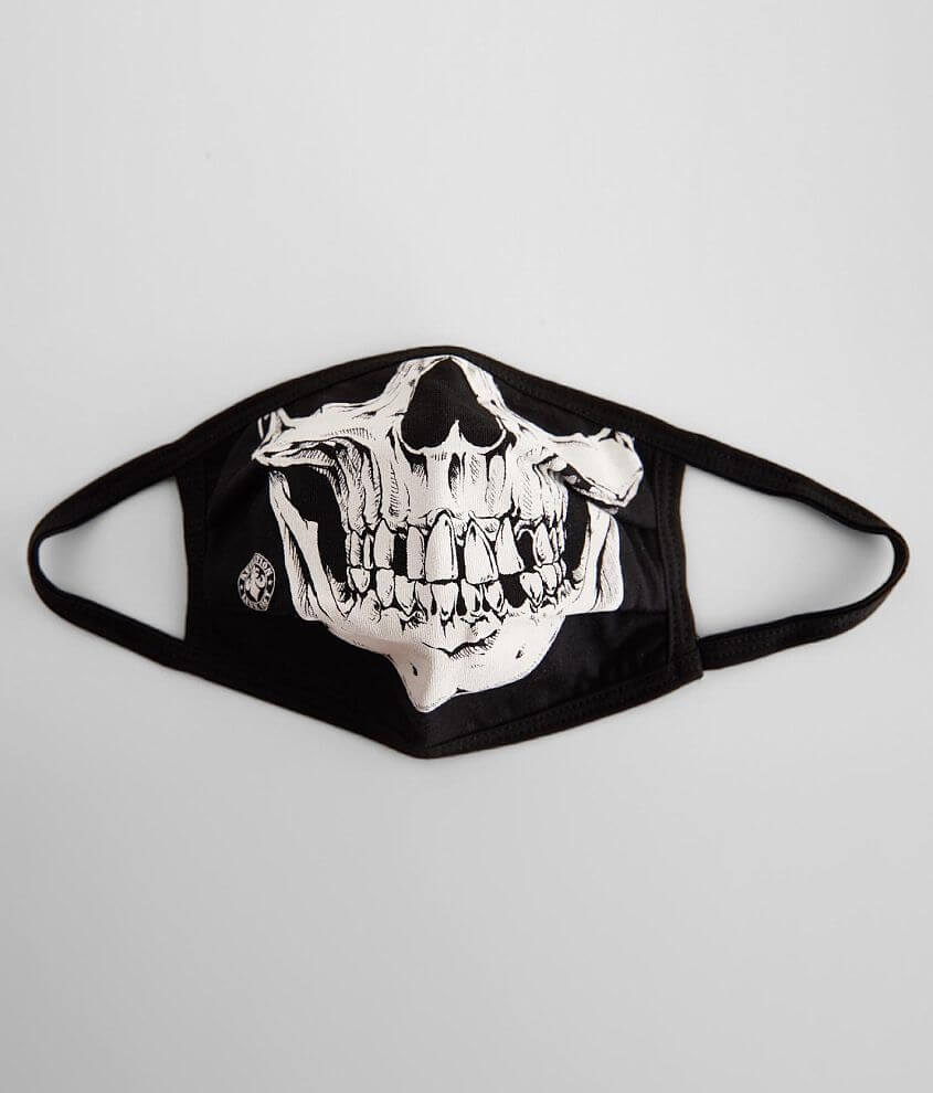 Affliction Skull Face Mask front view