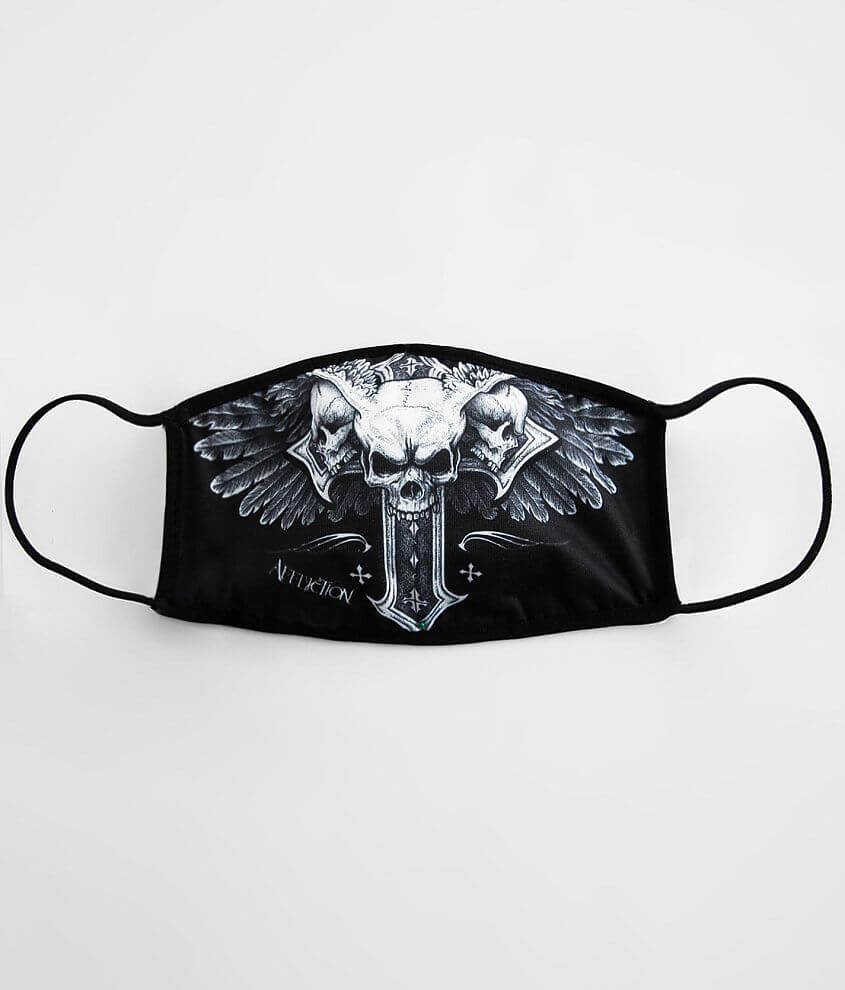 Affliction Winged Face Mask front view