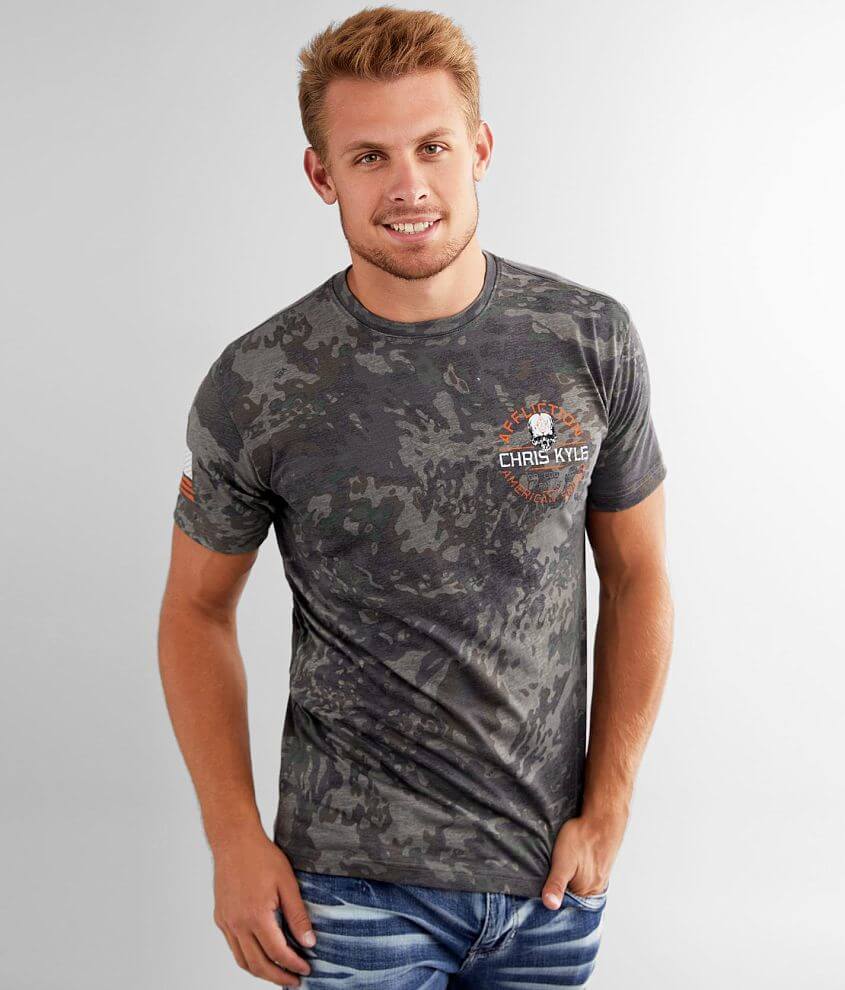 Affliction Sniper&apos;s Lair T-Shirt front view