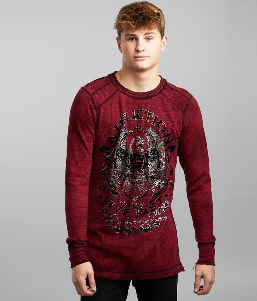 Affliction Virtue Reversible Thermal front view