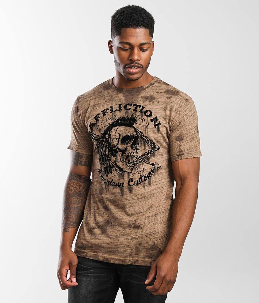 Affliction American Customs War Tribe T-Shirt front view