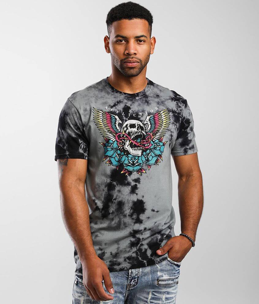 Affliction Twisted Grin T-Shirt front view