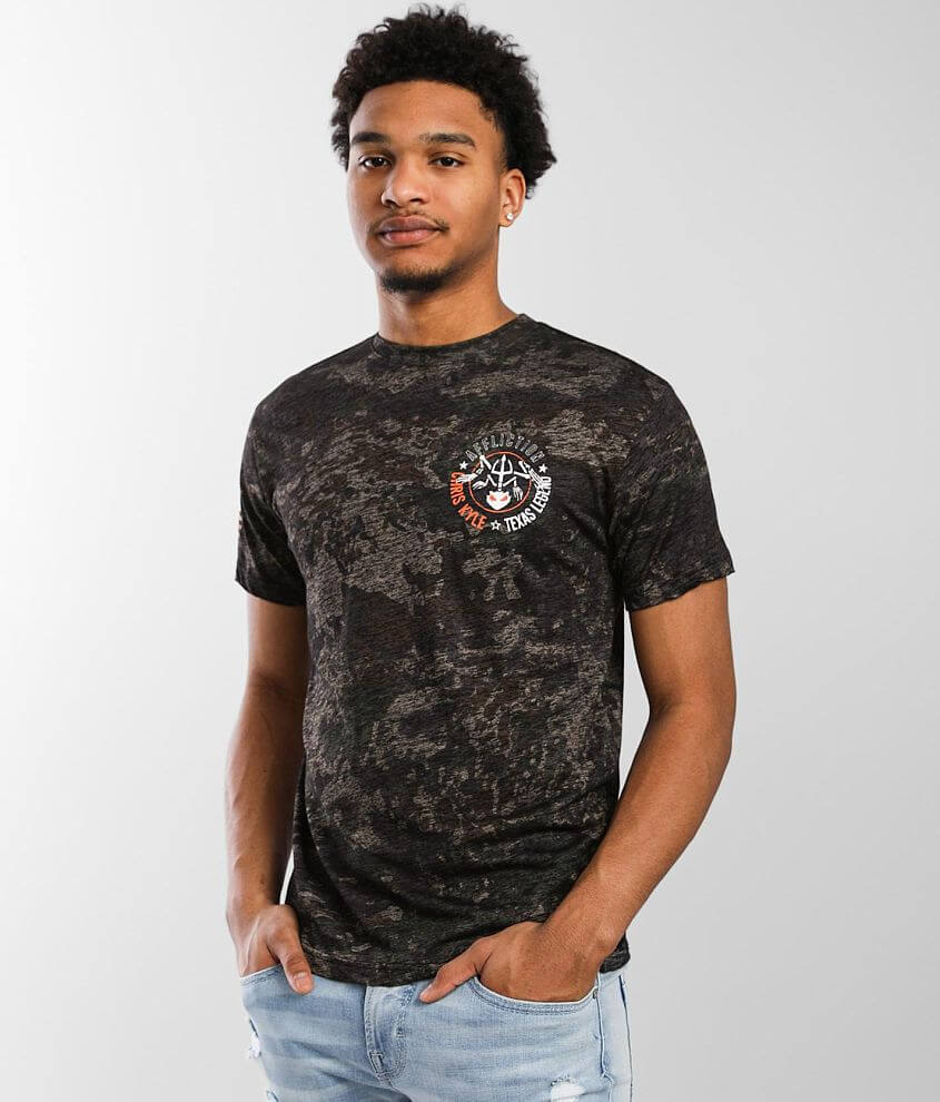 Affliction Bullfrog T-Shirt - Men's T-Shirts in Black Multi | Buckle