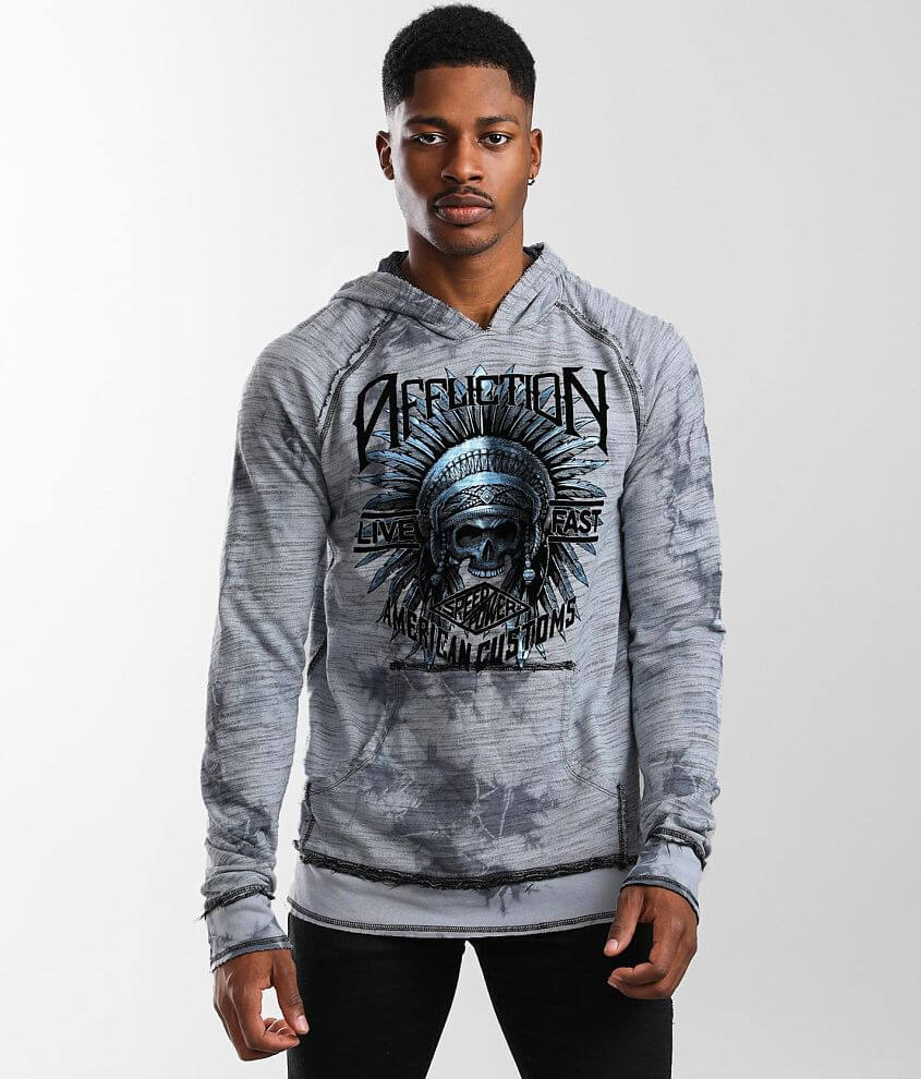 Affliction American Customs Speed Tribe Hoodie - Men's Sweatshirts in ...