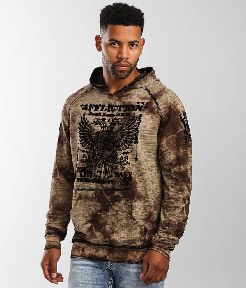 Affliction American Customs Warhawk Hoodie front view
